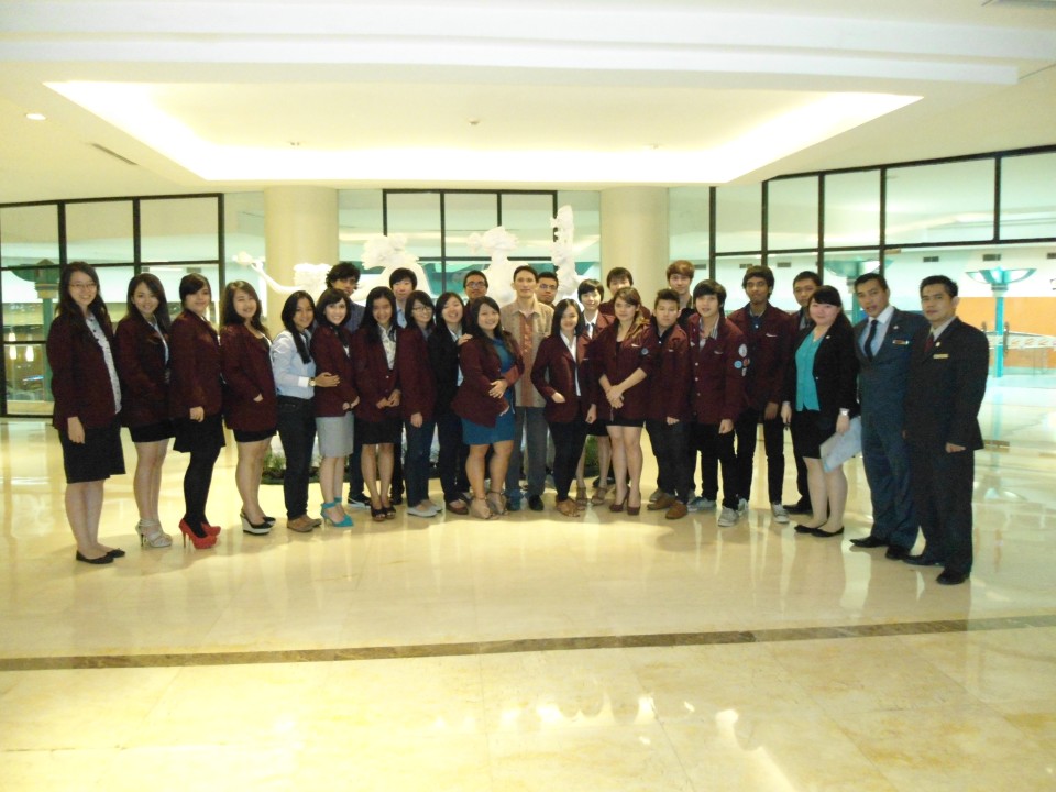 Mr. Kristianto , The F & B Manager and 06 PCG team pose to impress