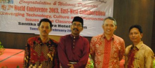 Mr. Irfan Rifai with delegates from Indonesia and Malaysia