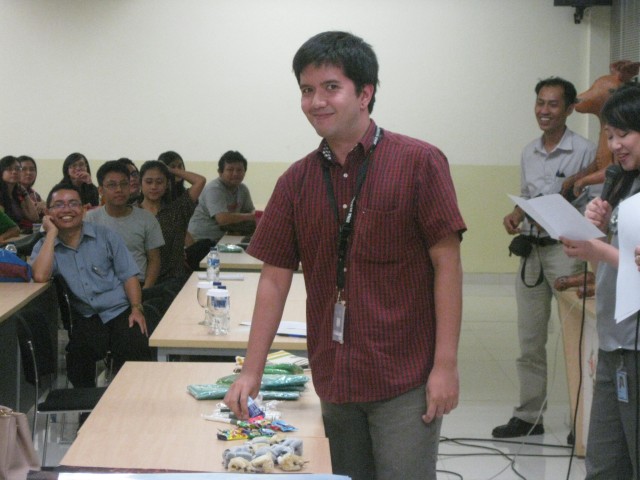 Even lecturer deserves a bar of chocolate!