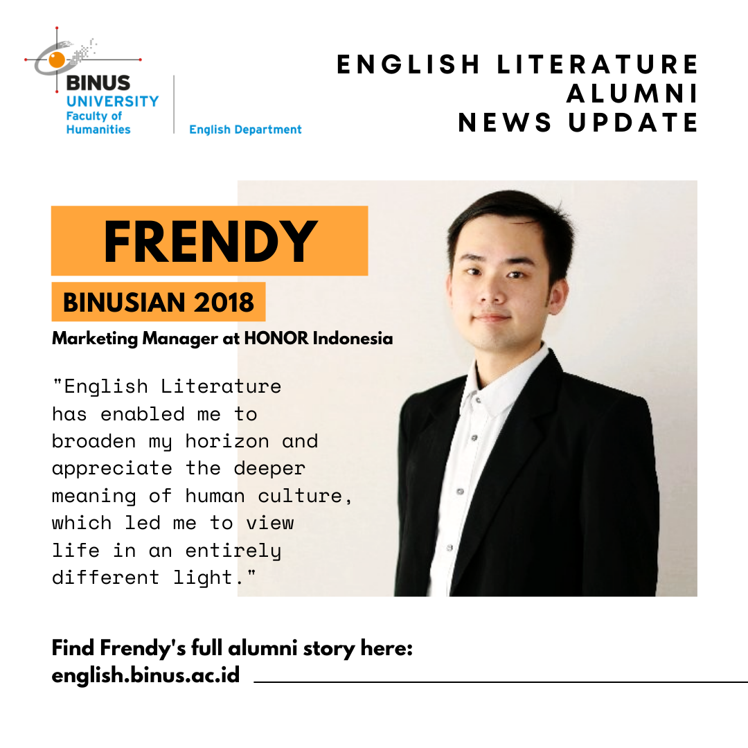 Frendy, Binusian 2018