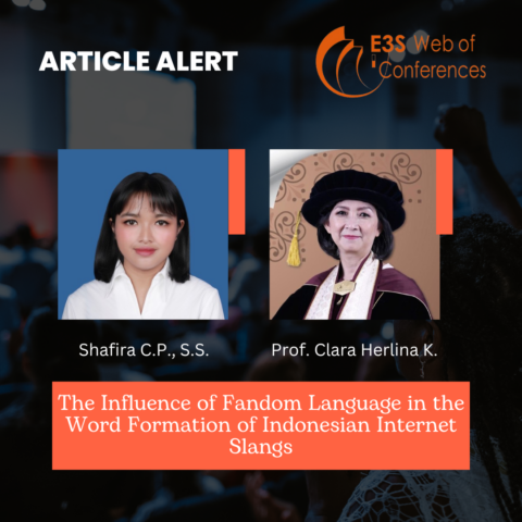 The Influence of Fandom Language in the Word Formation of Indonesian Internet Slangs