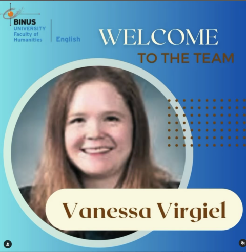 Welcome to the English  Department , Ms. Vanessa !