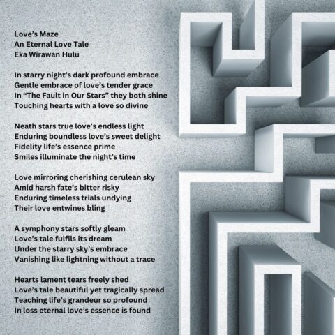 Love’s Maze/An Eternal Love Tale  – THE THIRD WINNER OF POETRY WRITING COMPETITION, IN NEC 2023